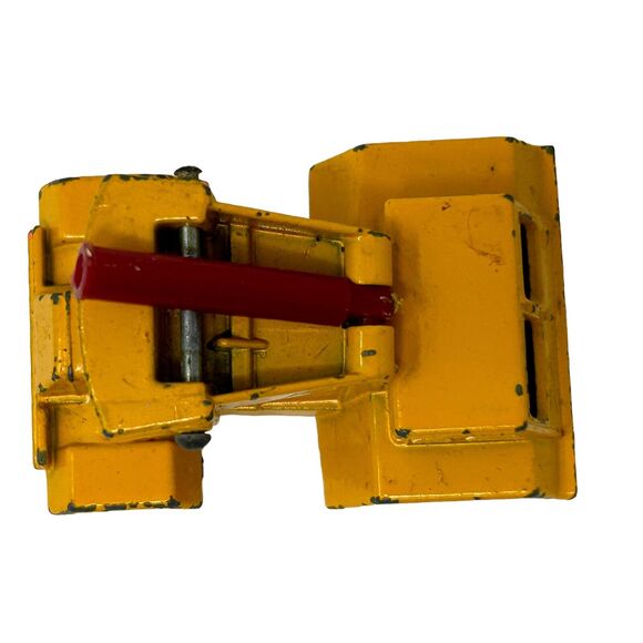 Vintage Matchbox 11 Taylor Jumbo Crane Diecast Toy Car 60s Yellow Truck England - Picture 6 of 10